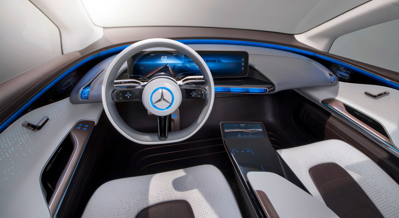 Illustration for article titled The 400 HP Mercedes-Benz EQ Is How Mercedes Will Take Over The World With Electricity